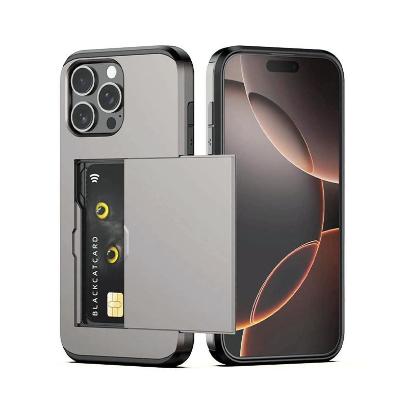 Slim Wallet Case with Hidden Card Slot