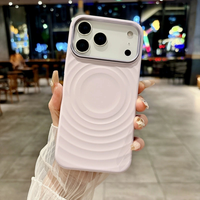 MagSafe Silicone Case for iPhone 17 Series | Wave Texture