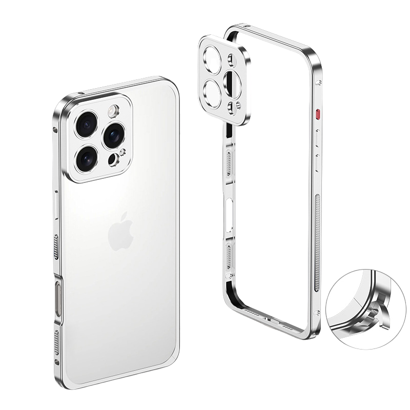 Snap-Lock Edge，Metal Lens Guard，Ultra-Slim Aluminum iPhone Case