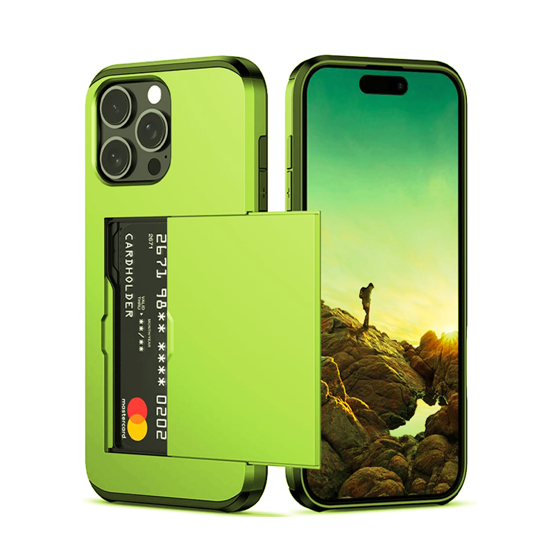 Slim Design, Dual-Layer Shockproof Protection, Hidden Card Slot iPhone Case