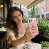 Cute Fruit Phone Case with Hidden Dual Kickstand – Full-Cover Protective Design