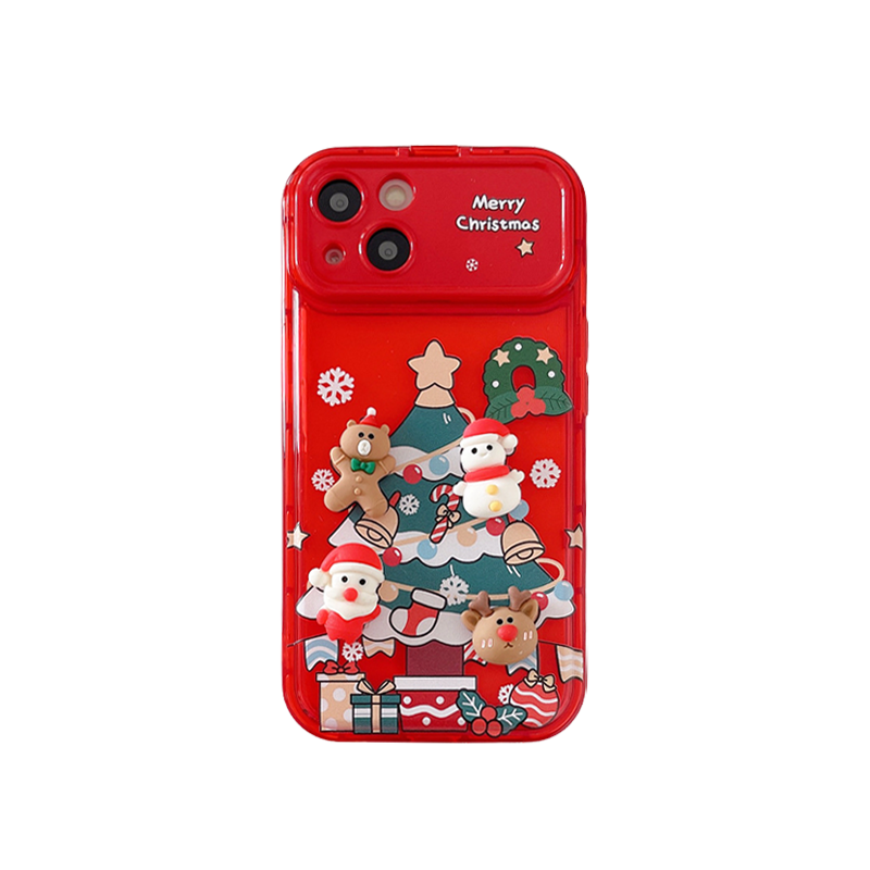 🎄 Christmas 3D Charm Phone Case – Festive Holiday Gift