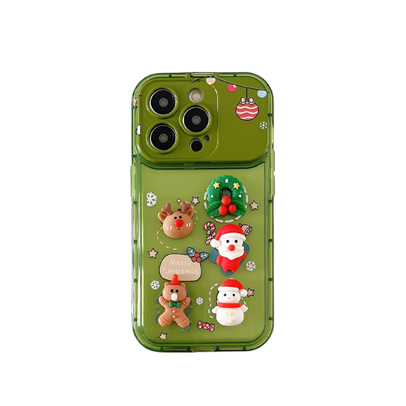 🎄 Christmas 3D Charm Phone Case – Festive Holiday Gift