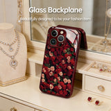 Fangcase Romantic Rose Phone Case – Full-Cover Shockproof Protection with Independent Buttons for iPhone