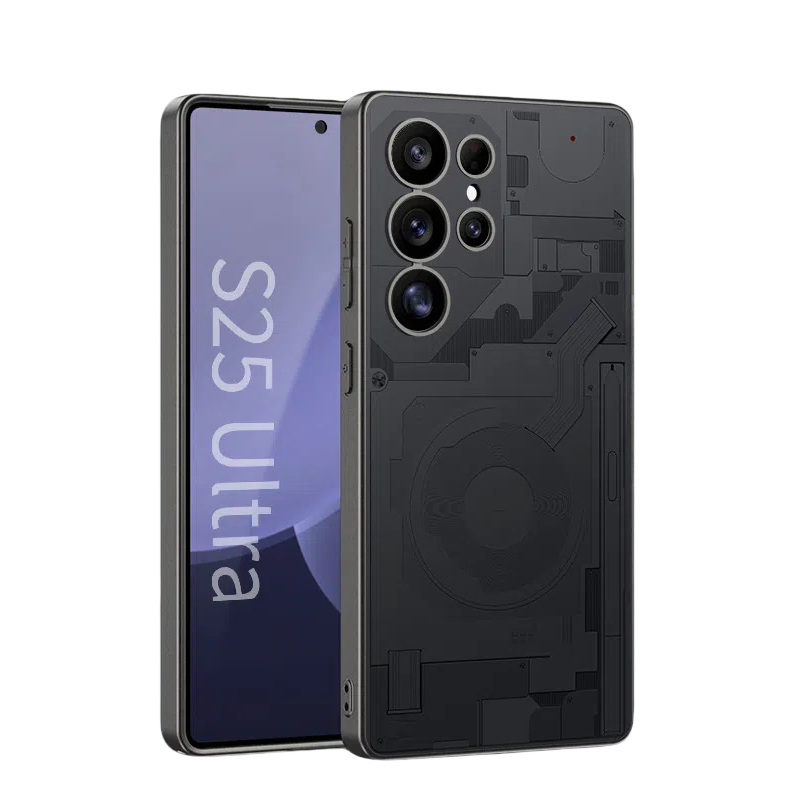 AG Glossy Finish, Futuristic Circuit Pattern Samsung Case