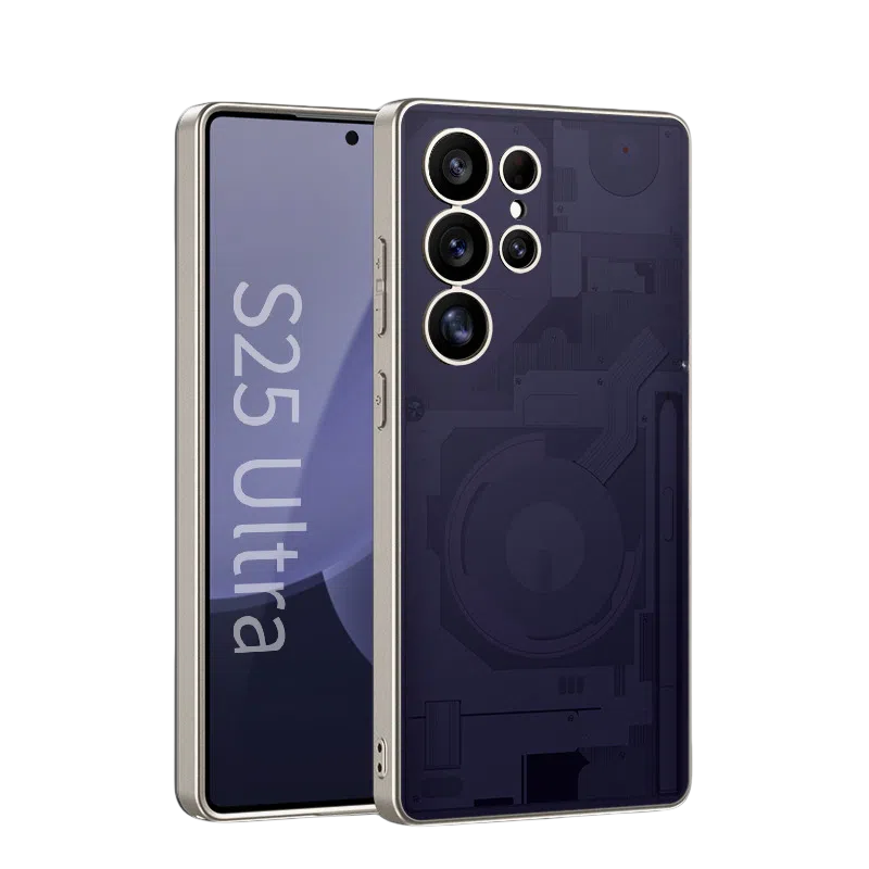 AG Glossy Finish, Futuristic Circuit Pattern Samsung Case