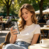 Heart Mirror Stand iPhone Case – Feminine Style & Full Protection