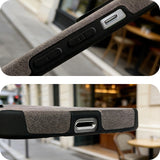 Floral Suede Phone Case with Raised Camera Protection – Cute Full-Cover Case for Women