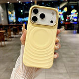 MagSafe Silicone Case for iPhone 17 Series | Wave Texture