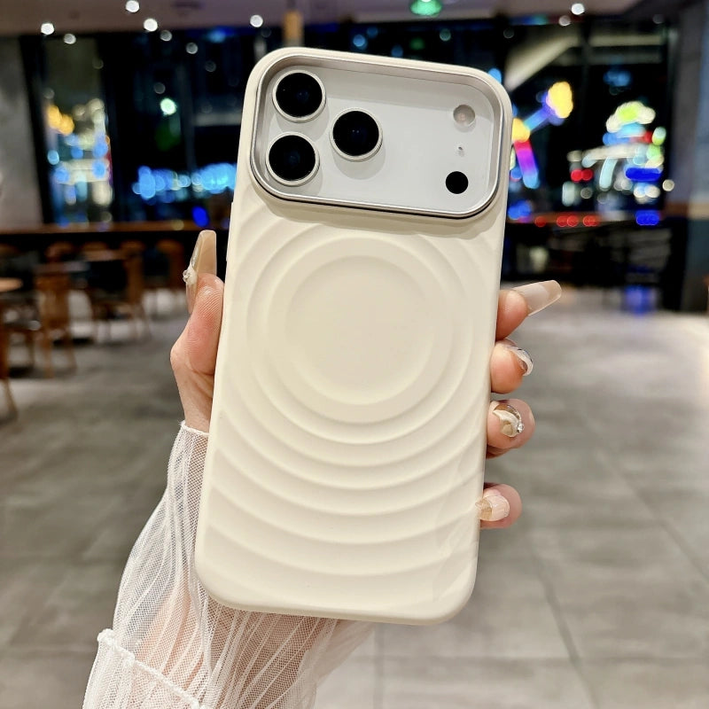 MagSafe Silicone Case for iPhone 17 Series | Wave Texture