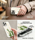 Tulip Pearl iPhone Case – Clean Floral Design, Shell Texture &amp; Full Protection