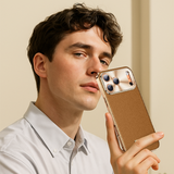 Premium Leather Anti-Fingerprint - Comfortable Grip iPhone 17 Series