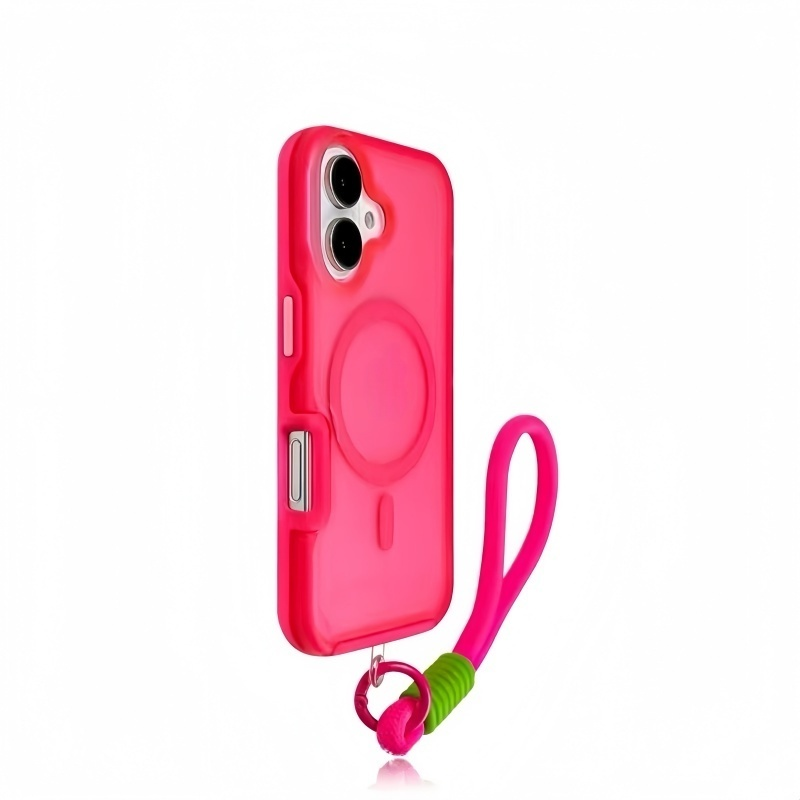 Magnetic, Skin-Friendly iPhone Case with Lanyard