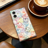 Vintage Travel Stamp iPhone Case with Full Coverage Protection & Slim Fit
