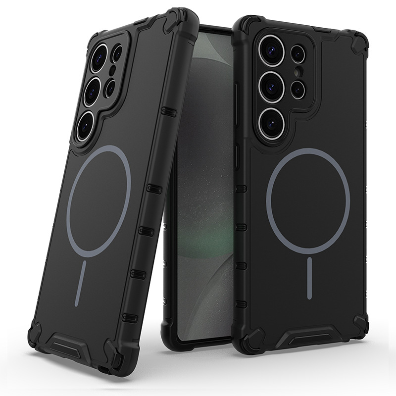 Rugged MagSafe Samsung Case with Airflow Texture | Shockproof & Cool