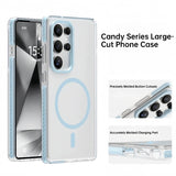 Candy Series MagSafe Clear Case for Samsung – Shockproof & Glossy Finish