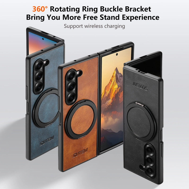 PU Leather Stand Case for Samsung Galaxy Z Fold 7/6/5