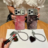 Fangcase Sparkle Marble Lens Stand Case