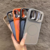 Full-Cover Protection with Built-in Lens Stand