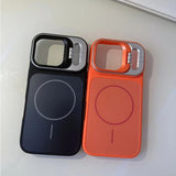 Full-Cover Protection with Built-in Lens Stand