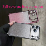 Sparkle Glitter Phone Case with Full Cover Protection & Built-In Lens Guard