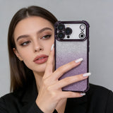 Sparkle Glitter Phone Case with Full Cover Protection & Built-In Lens Guard