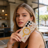 Clear Glitter MagSafe-Compatible Samsung Case