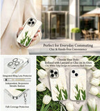Tulip Pearl iPhone Case – Clean Floral Design, Shell Texture &amp; Full Protection