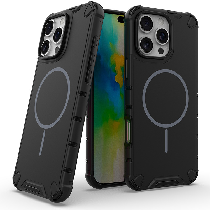 Textured Matte Finish, Shockproof Protection, MagSafe iPhone Case