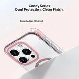 Candy Series MagSafe Clear Case for iPhone – Shockproof & Glossy Finish