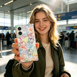 Vintage Travel Stamp iPhone Case with Full Coverage Protection & Slim Fit