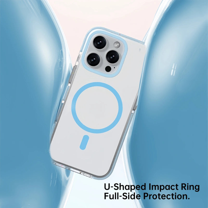 Candy Series MagSafe Clear Case for iPhone – Shockproof & Glossy Finish