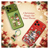 🎄 Christmas 3D Charm Phone Case – Festive Holiday Gift
