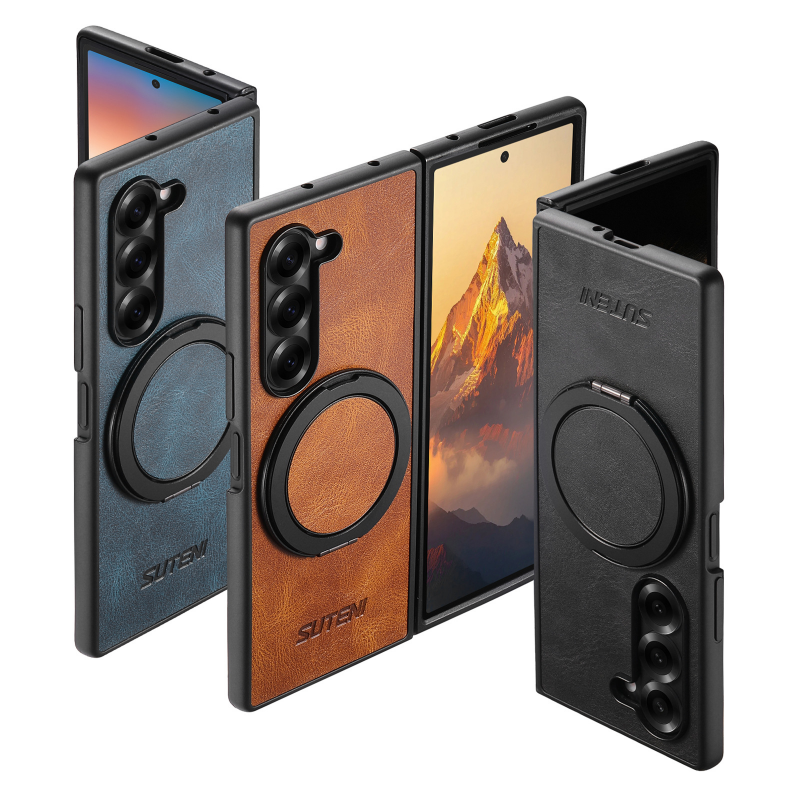 PU Leather Stand Case for Samsung Galaxy Z Fold 7/6/5