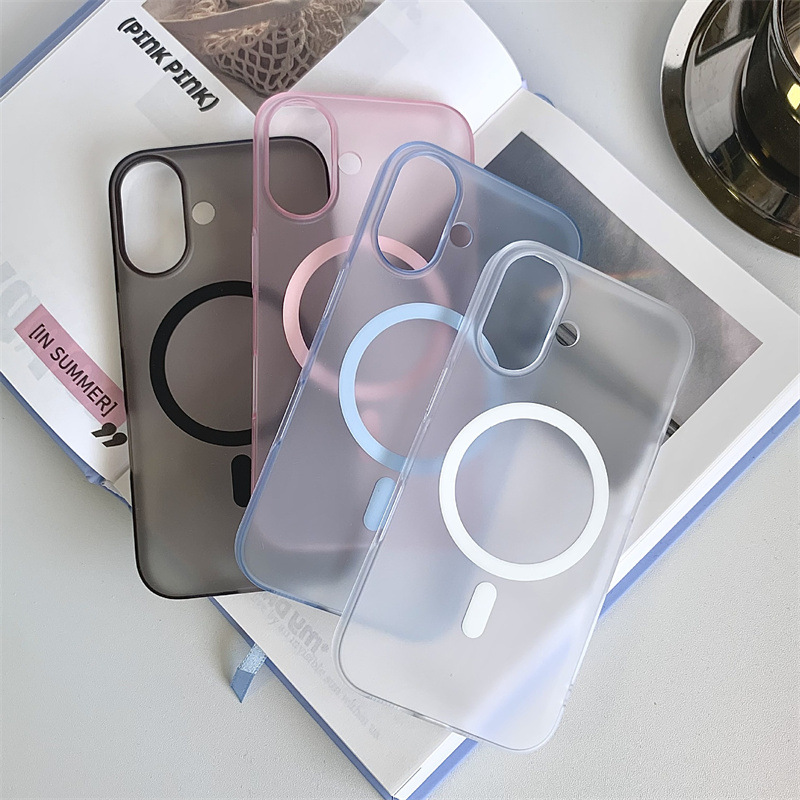 MagSafe Clear Matte iPhone 17 Case – Slim Fit & Camera Protection