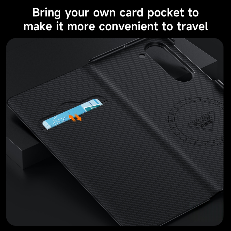MagCarbon Wallet Case for Samsung Galaxy Z Fold 7/6/5/4