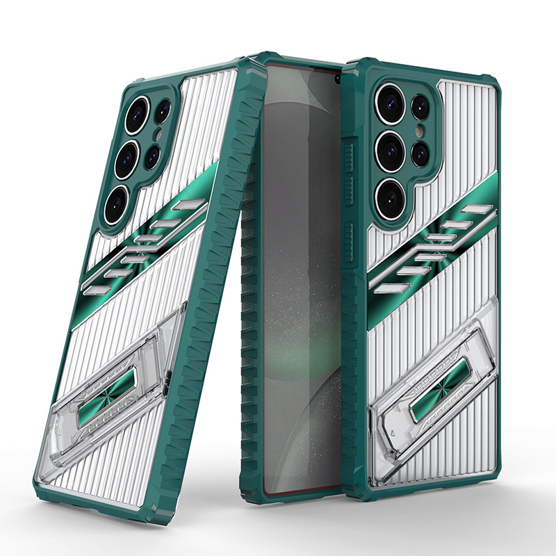 Matte Finish, Dual-Layer Drop Protection, Foldable Stand Samsung S25 Edge Case