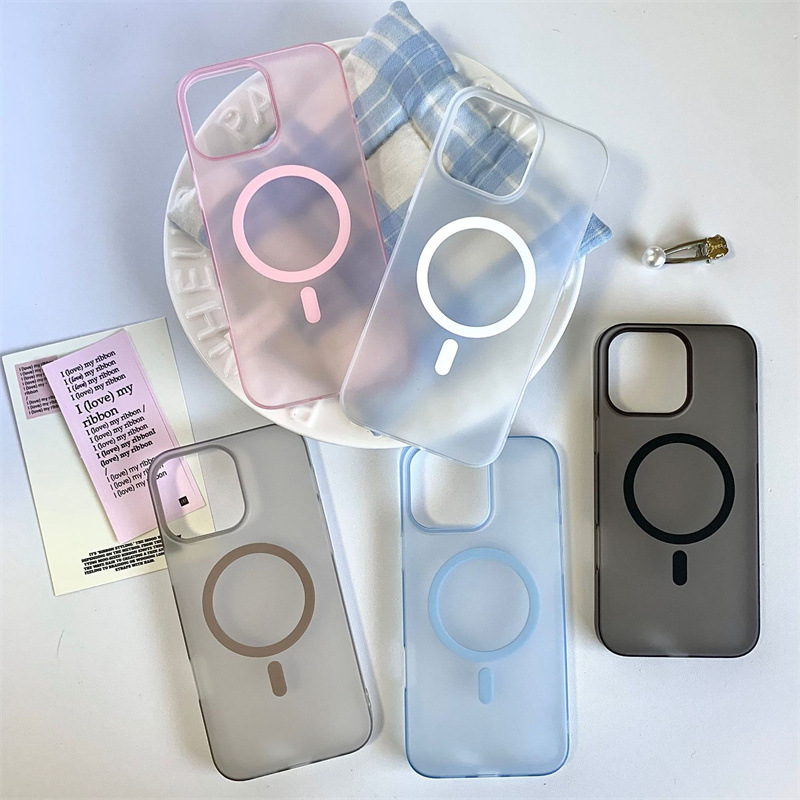 MagSafe Clear Matte iPhone 17 Case – Slim Fit & Camera Protection