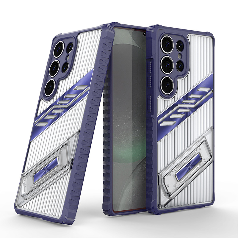 Matte Finish, Dual-Layer Drop Protection, Foldable Stand Samsung S25 Edge Case