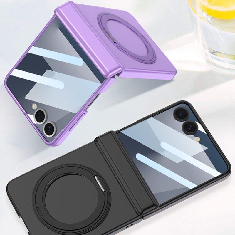 Galaxy Z Flip 7 Case with 360° Magnetic Stand