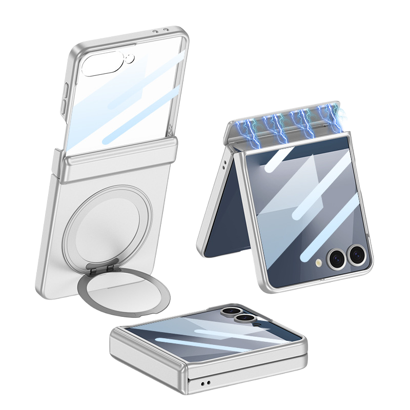 Galaxy Z Flip 7 Case with 360° Magnetic Stand