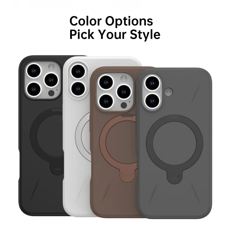 Liquid Silicone Case with 360° Magnetic Stand