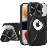 CD Groove Texture，Hidden Lens Stand，MagSafe-Ready iPhone Case