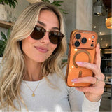 Classic Magnetic Shield iPhone Case – Full Coverage & Camera Protection