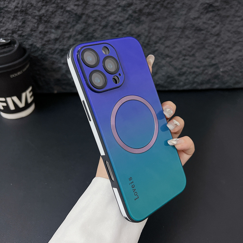 Aurora Gradient, Shockproof, Full Protection, MagSafe iPhone Case