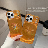 Halo Glow Full-Cover Phone Case for iPhone – Shiny Protective Case for Couples & Best Friends