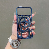 Hollow Magnetic Phone Case | MagSafe Compatible Metal Finish Case
