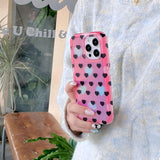 Color Shift Heart iPhone Case – Moves with Light, Looks Better Every Time