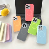 Summer Silicone Magnetic Case – Soft Touch & Full Protection