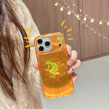 Halo Glow Full-Cover Phone Case for iPhone – Shiny Protective Case for Couples & Best Friends